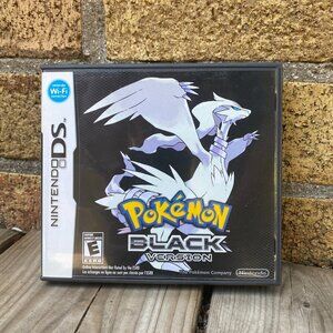 Authentic Pokemon Black Version Nintendo DS Complete in Box Case with Inserts